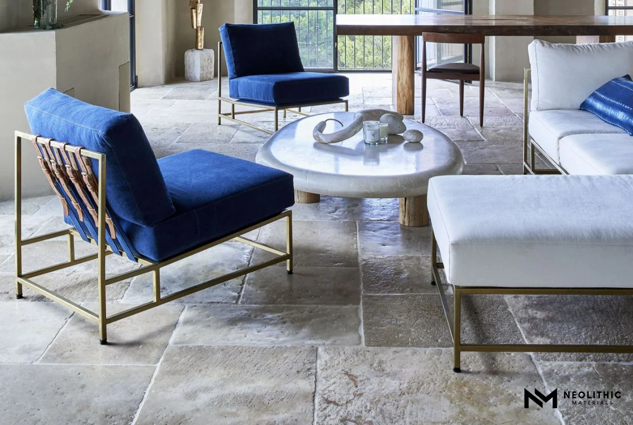 French Antique Dalle de Bourgogne - 1st Cut - Image 2